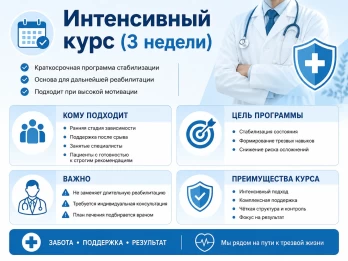 Реабилитация за 21 день в Хотьково